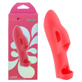 Maia Lana – USB Rechargeable Silicone Finger Vibrator Red Finger Stimulator